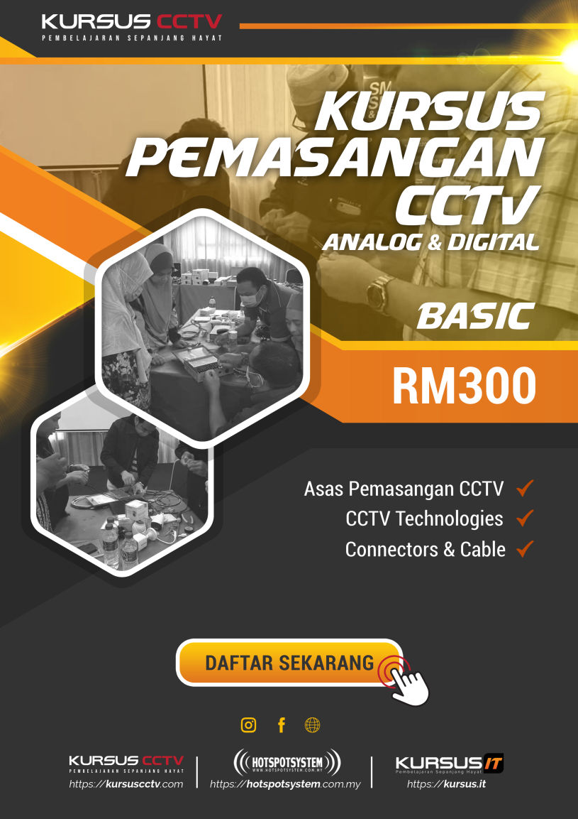 Kelas CCTV | Kursus CCTV | Training CCTV